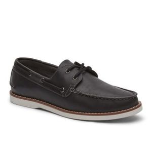 Boyfriend Moc Toe Topstitched Classic Boat Shoes